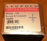 LEUPOLD VX-3 4.5-14x40mm Rifle Scope BOONE & CROCKETT - 2 of 10