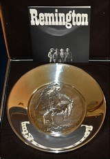 Frederic Remington THE RATTLESNAKE Sterling Silver Plate 22 oz troy Washington Mint 1972 - 3 of 13
