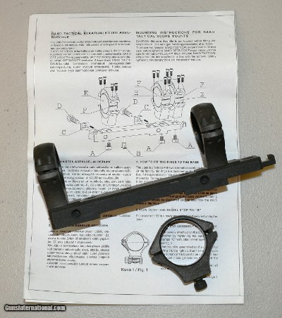 SAKO TRG 22 42 Riflescope Mount 3 Ring 30mm