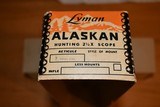 Lyman Alaskan ALL-WEATHER 2.5X Rifle Scope early Vintage 7/8