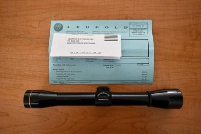 Leupold CUSTOM SHOP M-8 4x for SA-22 Rimfire - GLOSS - with Box - Image 1 of 12