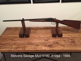 Stevens / Savage Arms, model 5100, SxS, 410ga, 26