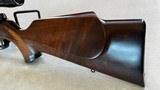 Anschutz 1712 22LR with Lyman 10X Perma Center Scope Lots of "graining" in the stock - 2 of 15