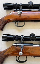 Pair of Anschutz 141 22LR and 141M 22Mag Outstanding Condition with Leupold Scopes - 12 of 15