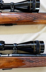 Pair of Anschutz 141 22LR and 141M 22Mag Outstanding Condition with Leupold Scopes - 13 of 15