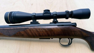 Cooper 57M 17 HMR UIB Upgraded Wood - Scope Available - Image 5 of 15