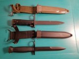 US M6 and M7 Bayonets with scabbards - 2 of 9