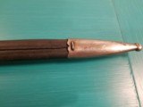 Peruvian M1909 Sword Bayonet with Leather/Steel Scabbard, non-matching numbers - 10 of 14