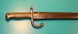 French M1866 Chassepot Yataghan Sword Bayonet with Matching Scabbard - 3 of 7