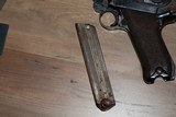 1918 DWM P.08 Luger 9mm all matching with matching magazine plus 2 modern magazines - 2 of 15