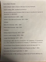 Inscribed 1862 Police with History to the 1st United States Sharp Shooters - 2 of 10