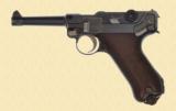 MAUSER P.08 "SNEAK" POLICE ISSUE - 1 of 9