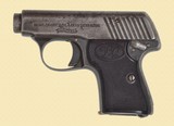 WALTHER MODEL 2 PISTOL - 1 of 4