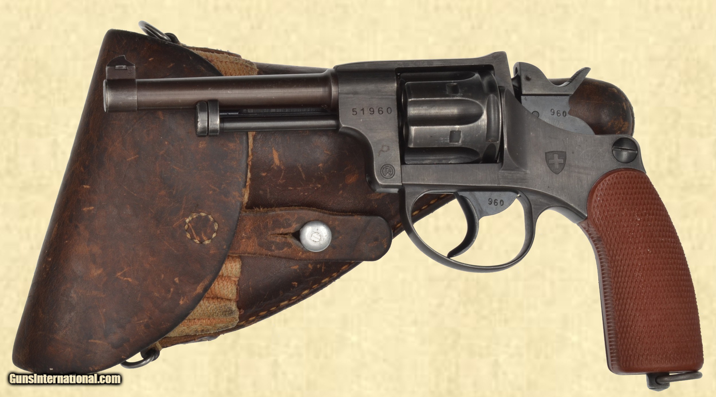 WF BERN SCHMIDT SWISS MODEL 1929 ORDNANCE REVOLVER