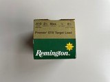 Remington Premier STS Target Loads STS410SC85, 410 Gauge, 2 1/2", 1/2 oz, 1200 fps, #8.5 Lead Shot, 25 Rds/bx - 1 of 4