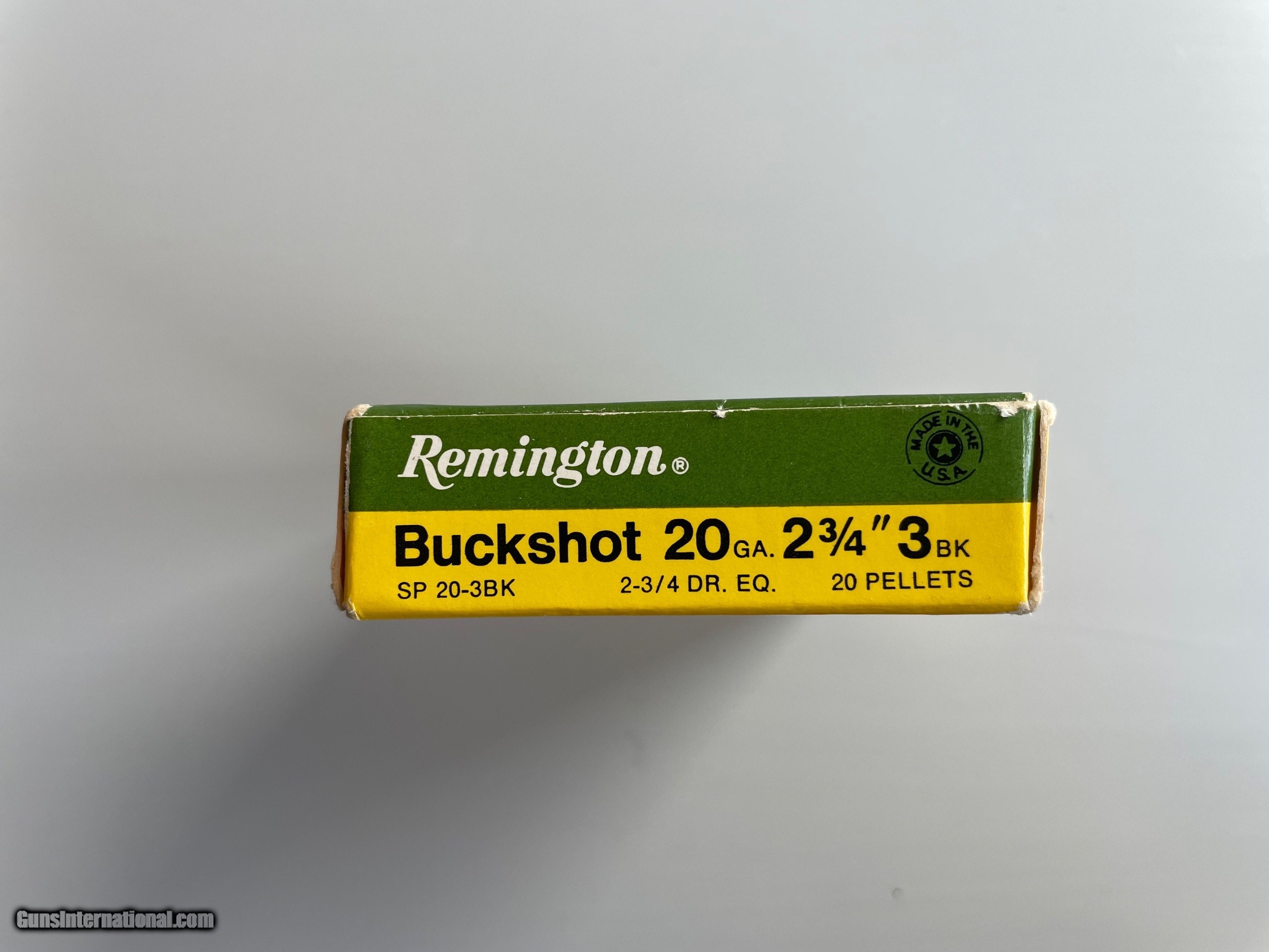 Remington Express Buckshot 20 Gauge 2.75" 3 Buckshot 20 Pellets 1220 FPS 9 Rounds