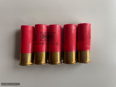 Winchester Super X, 12 Gauge, 2 3/4", 1 1/4 oz., 7 1/2 shot
5 Rounds