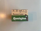 Remington Pheasant Loads, 20 Gauge, 2-3/4", 1 oz., 4 shot,
25 Rounds/box - 4 Boxes - 100 rounds - 3 of 4