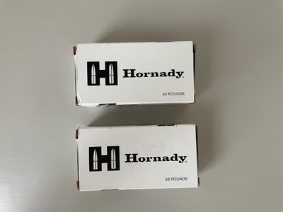 Hornady 9mm 115 gr FMJ TAP Training Ammunition 50/Box - 2 Boxes (100 rounds)