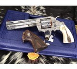 Colt New Python Master Hand Engraved, 6inch, .357 Magnum - 9 of 15