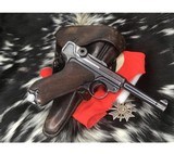 WW II Mauser P08 Luger 9mm, W/holster - 3 of 20