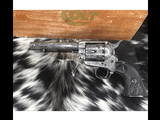 1873 Colt SAA , Engraved 2nd Gen, Engraved W/box. Unfired. 45 Colt - 4 of 14