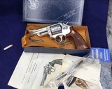 : Smith and Wesson model 66-1 Stainless Combat Magnum,.357, Boxed - 6 of 13