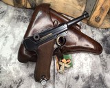 1937 Mauser P08 Luger With Matching Numbers and Holster - 2 of 14