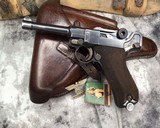 1937 Mauser P08 Luger With Matching Numbers and Holster - 1 of 14