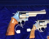 Smith and Wesson Stainless Presentation Set Cased models 629, 686, 63, Three Gun Set NIB - 7 of 15