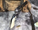 Old Model Ruger Vaquero, .45 Colt, Stainless, Engraved Cylinder, Polished, Boxed - 5 of 13