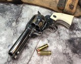 Old Model Ruger Vaquero, .45 Colt, Stainless, Engraved Cylinder, Polished, Boxed - 8 of 13