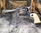 Old Model Ruger Vaquero, .45 Colt, Stainless, Engraved Cylinder, Polished, Boxed - 6 of 13