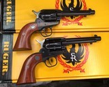 Consecutively Numbered Pair Ruger Single Six NIB. .22 LR/ .22 Mag - 1 of 7