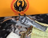1991 Ruger New Model Super BlackHawk .44 Mag Revolver, 4 5/8 In. Birds Head, 100% Master Hand Engraved - 20 of 24