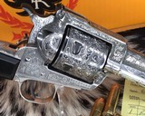 1991 Ruger New Model Super BlackHawk .44 Mag Revolver, 4 5/8 In. Birds Head, 100% Master Hand Engraved - 18 of 24