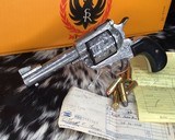 1991 Ruger New Model Super BlackHawk .44 Mag Revolver, 4 5/8 In. Birds Head, 100% Master Hand Engraved - 2 of 24