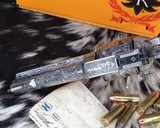 1991 Ruger New Model Super BlackHawk .44 Mag Revolver, 4 5/8 In. Birds Head, 100% Master Hand Engraved - 9 of 24