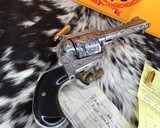 1991 Ruger New Model Super BlackHawk .44 Mag Revolver, 4 5/8 In. Birds Head, 100% Master Hand Engraved - 15 of 24