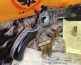 1991 Ruger New Model Super BlackHawk .44 Mag Revolver, 4 5/8 In. Birds Head, 100% Master Hand Engraved - 11 of 24