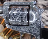 1991 Ruger New Model Super BlackHawk .44 Mag Revolver, 4 5/8 In. Birds Head, 100% Master Hand Engraved - 4 of 24