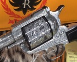 1991 Ruger New Model Super BlackHawk .44 Mag Revolver, 4 5/8 In. Birds Head, 100% Master Hand Engraved - 13 of 24