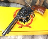 1994 Ruger Single Six, Stainless Steel, 22lr/.22wmr, Boxed. - 9 of 11