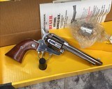 1994 Ruger Single Six, Stainless Steel, 22lr/.22wmr, Boxed. - 2 of 11