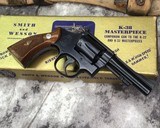 Smith and Wesson K38 Masterpiece, Rare 4 inch, Boxed - 19 of 25