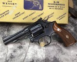 Smith and Wesson K38 Masterpiece, Rare 4 inch, Boxed - 13 of 25