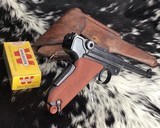 Pre-War Swiss Luger with Holster, matching numbers - 25 of 25