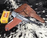 Pre-War Swiss Luger with Holster, matching numbers - 8 of 25