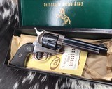 1957 Colt SAA , 5.5 Inch, .38 Spl, 2nd Generation Boxed - 1 of 12