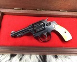 Smith and Wesson model 1903 Hand Ejector, 5 screw, .32, Engraved W/Ivory Grips - 17 of 23